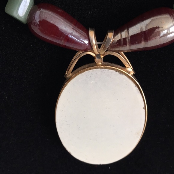 Vintage Handcrafted Repurposed Pendant Necklace - Picture 4 of 7